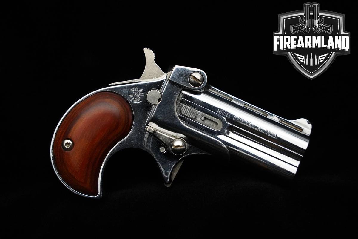Davis Industries D-32 32 ACP 2.35" Chrome 2-Shot Derringer D32