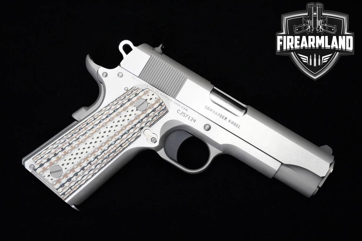 Colt Commander Model Stainless 45 ACP 1911 4.25" Colt 1911 +ORIG BOX