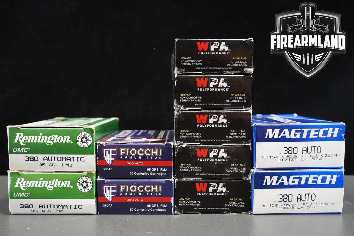 380 ACP Ammo 380-ACP Ammunition 550 ROUNDS