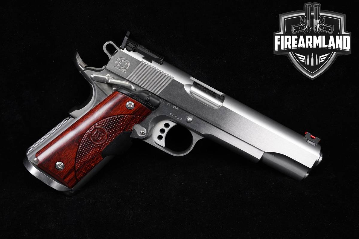 CUSTOM Caspian Arms 1911 Government Model 45 ACP 5" Stainless M1911-A1