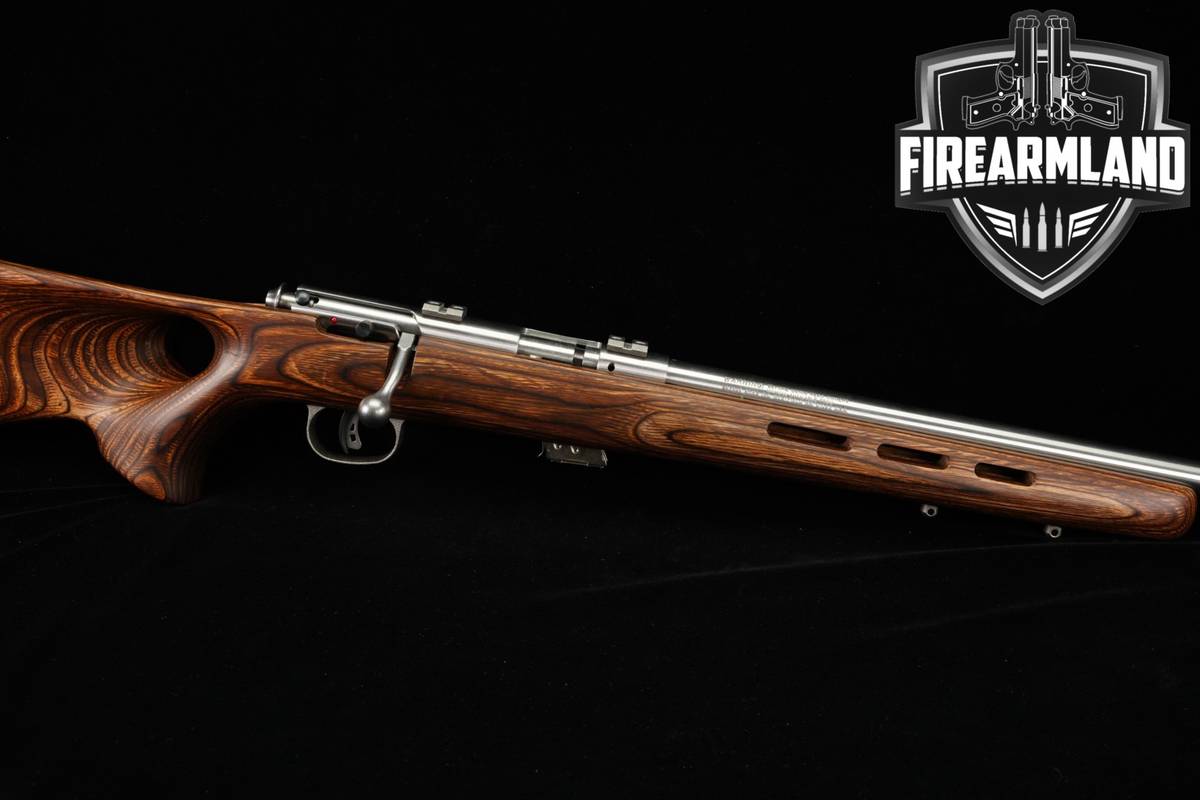 LIKE-NEW Savage Arms Mark II BTVSS 22LR 20.75 Stainless & Laminate MK 2