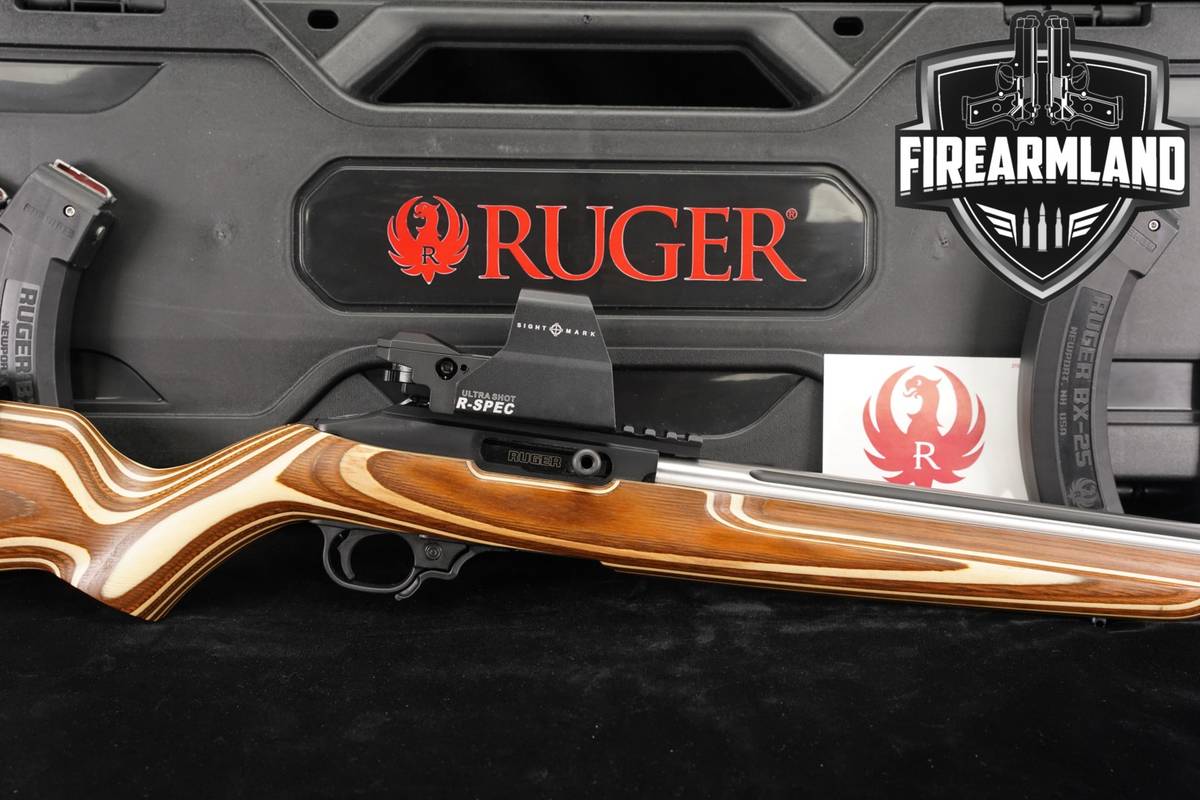 Ruger 10/22 Competition Rifle Custom Shop 22LR 10 22 1022 +ORIG CASE, OPTIC