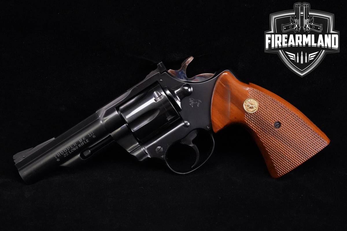 TRAINER 1980 Colt Trooper Mk III 22LR 4" Blued DA/SA Mark-3