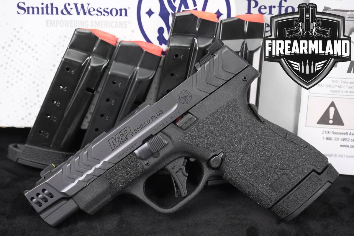 Smith & Wesson M&P9 Shield Plus 9mm RMSC-READY S&W M&P 9 +5 MAGS, ORIG BOX