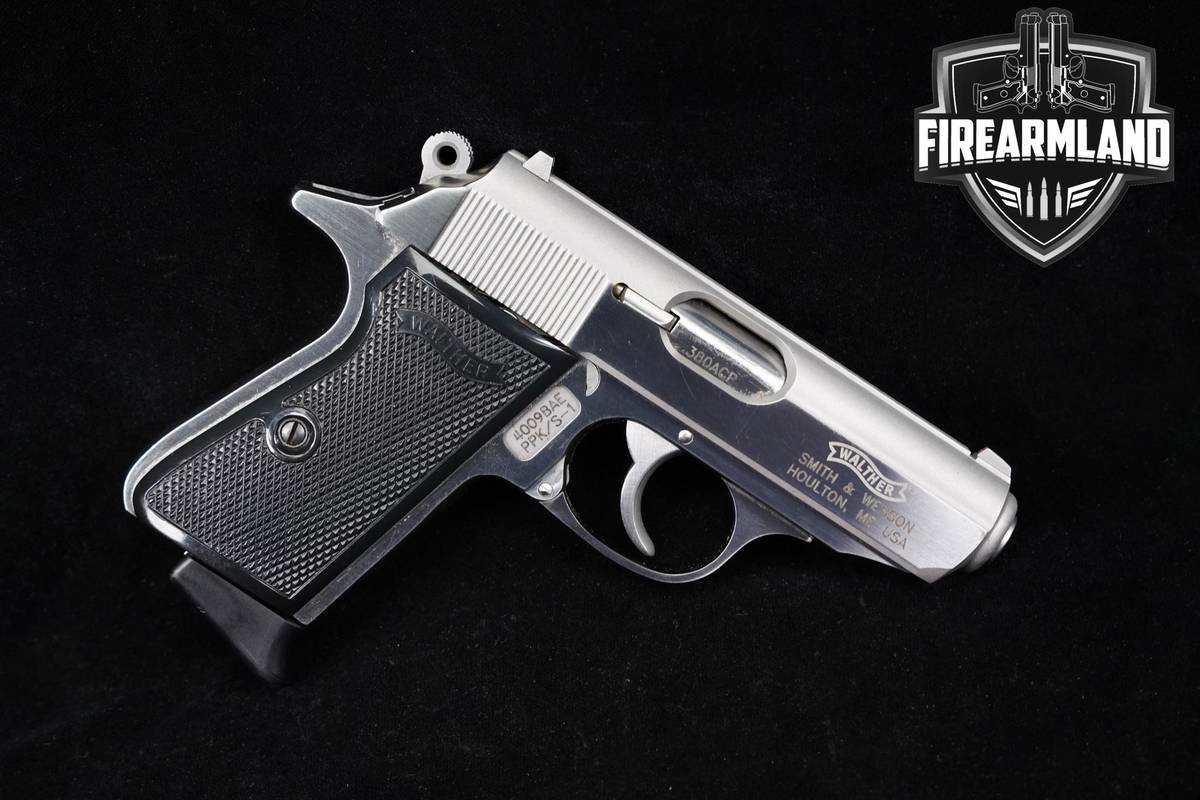 Walther Smith & Wesson S&W PPK/S 380 ACP 3.3" Stainless PPKS PPK-S Bond Gun