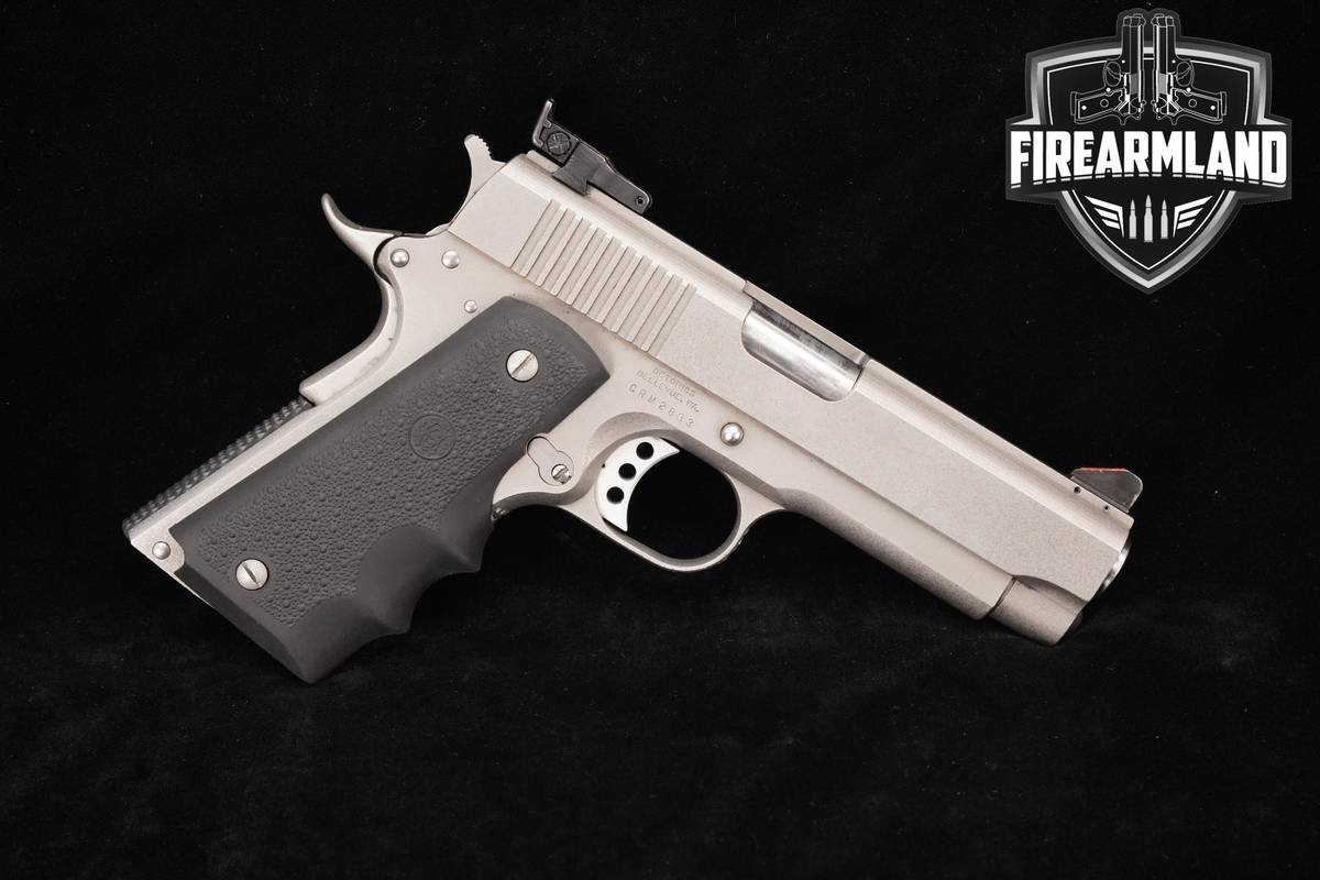 Detonics ServiceMaster 45-ACP 1911-A1 4.25" Stainless +2 MAGS & HOLSTER