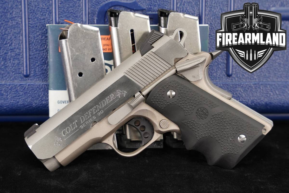 2005 Colt Defender Series 90 Lightweight 45 ACP 1911 3" +4 MAGS & ORIG CASE