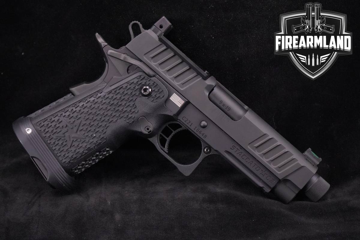 Staccato STI C2 2011 9mm 1911 4.5" +8 MAGS, ORIG CASE & HOLSTER