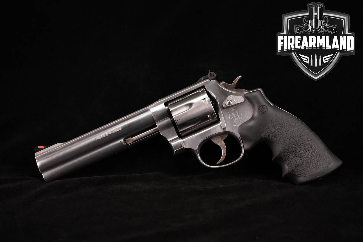 2000 Smith & Wesson S&W 686-5 Plus 357 Magnum 5" Satin Stainless DA/SA