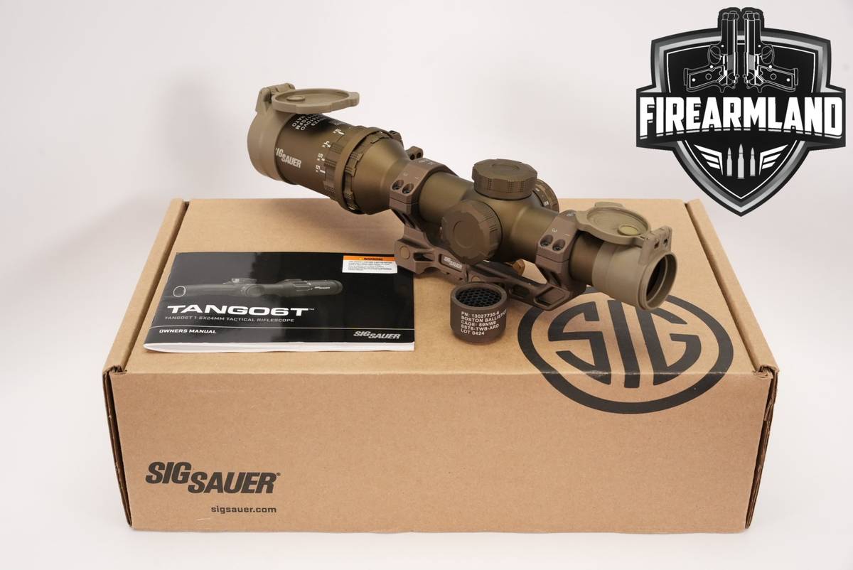 Sig Sauer Tango6T 1-6x24 Hellfire DWLR-556 Illuminated FFP Scope Tango 6T