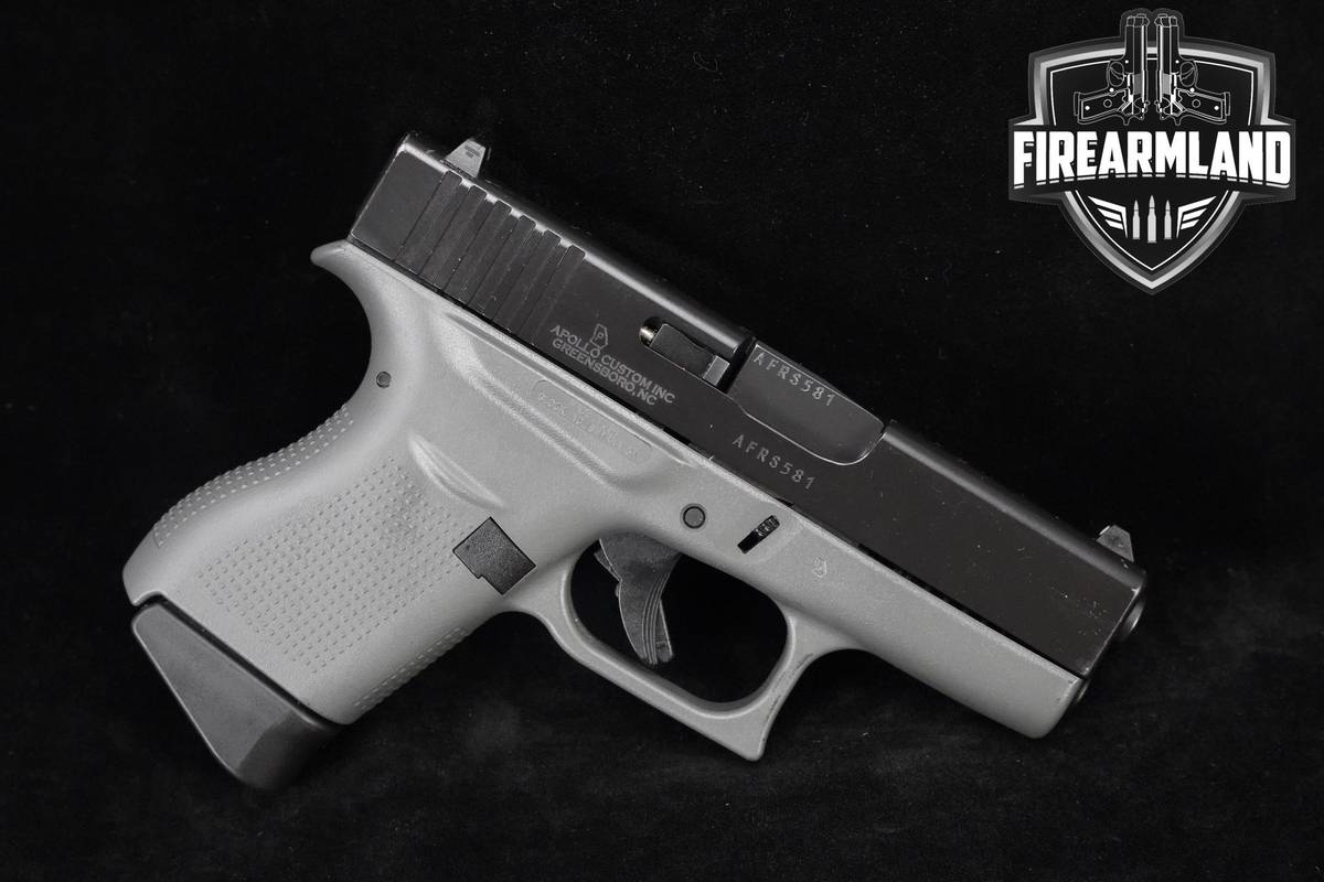 Glock 43 9mm 3.41" Two-Tone Glock G43 G-43 +3 MAGS & ORIG CASE