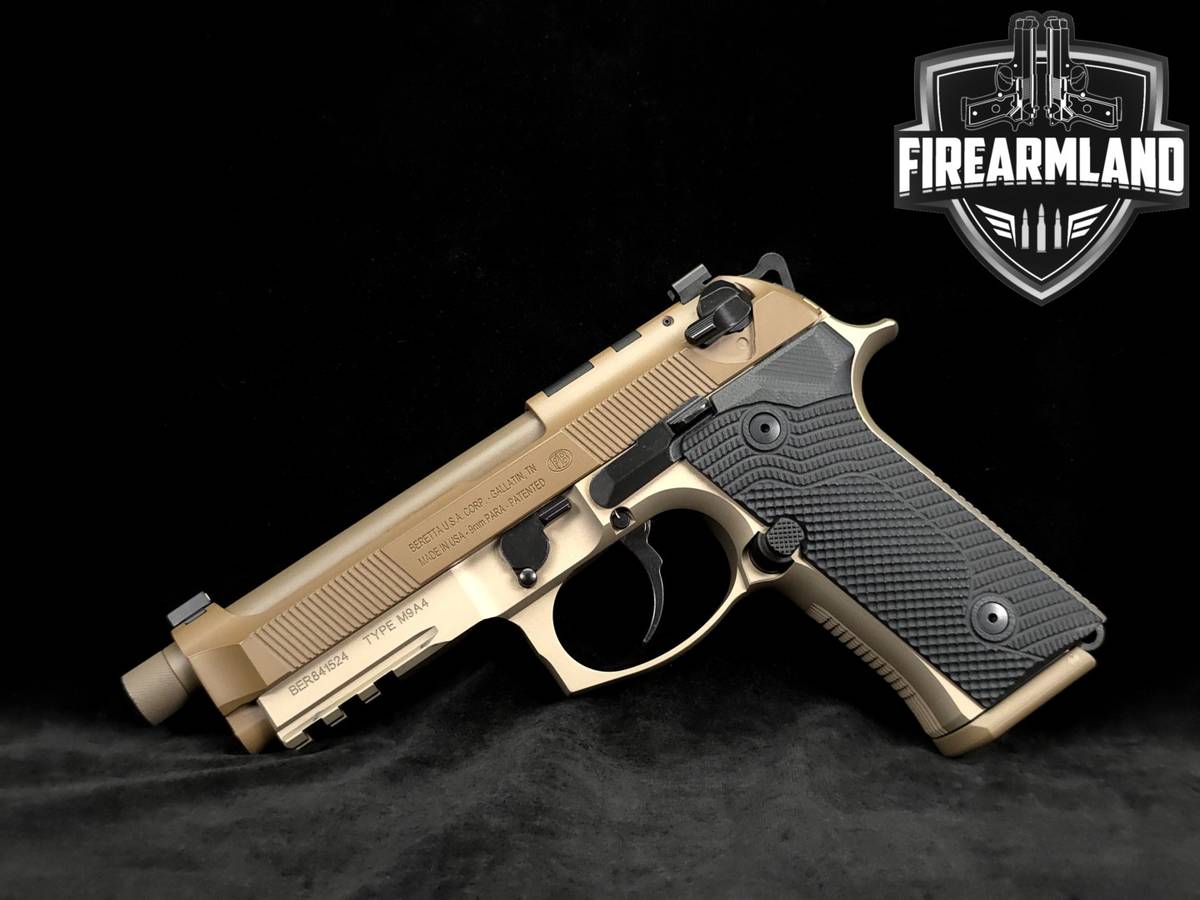 Beretta M9A4 Centurion 9mm 4.8" FDE M9 +3 MAGS & ORIG CASE