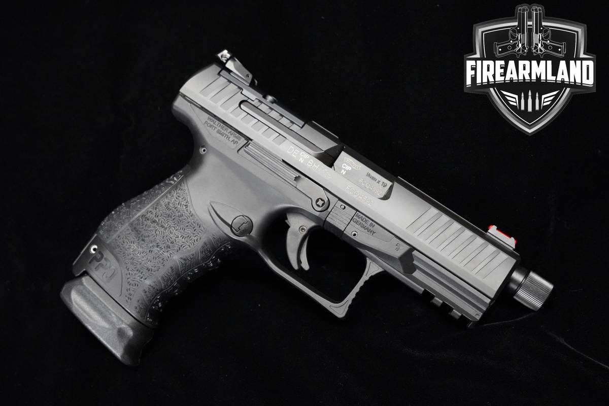 Walther PPQ M2 Q4 TAC 9mm 4.6" Tenifer Walther +3 MAGS & ORIG CASE