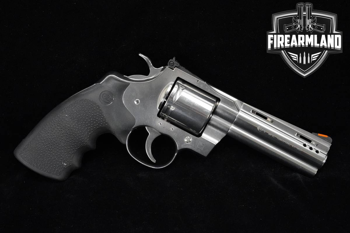 PORTED Colt Grizzly 357-Magnum Stainless Colt-Grizzly Python +ORIG CASE