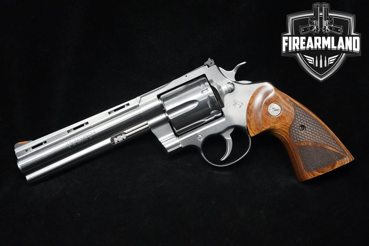 HAND-CANNON Colt Anaconda 2nd Gen 44-Magnum 6" Stainless Colt-Anaconda