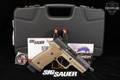 Sig Sauer P320 AXG Combat, Custom Works 9mm Luger Two-Tone FDE in Excellent Condition Image 2