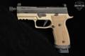 Sig Sauer P320 AXG Combat, Custom Works 9mm Luger Two-Tone FDE in Excellent Condition Image 3