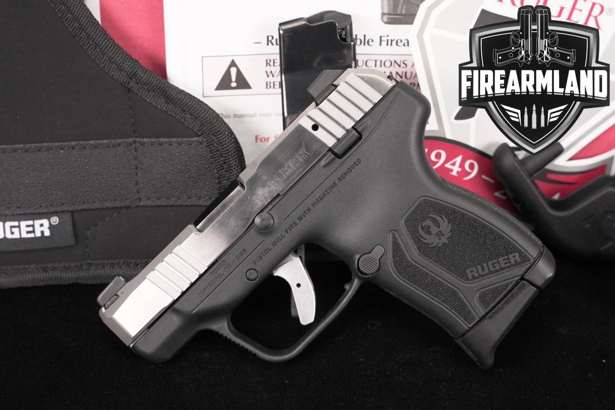 COMMEMORATIVE Ruger LCP MAX 75th Anniversary +2 MAGS, ORIG BOX & HOLSTER