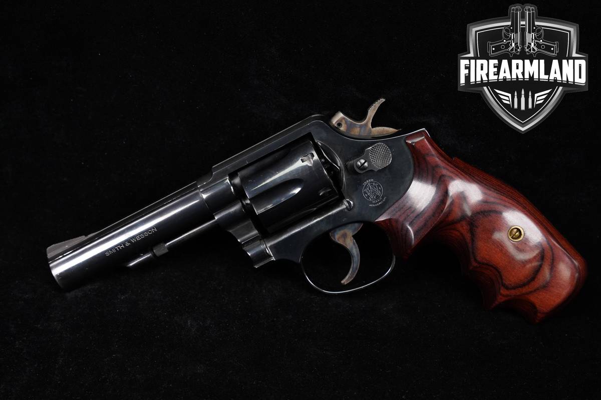 1982 Smith & Wesson S&W Model 10-8 38 Special 4" Blued M10 DA/SA