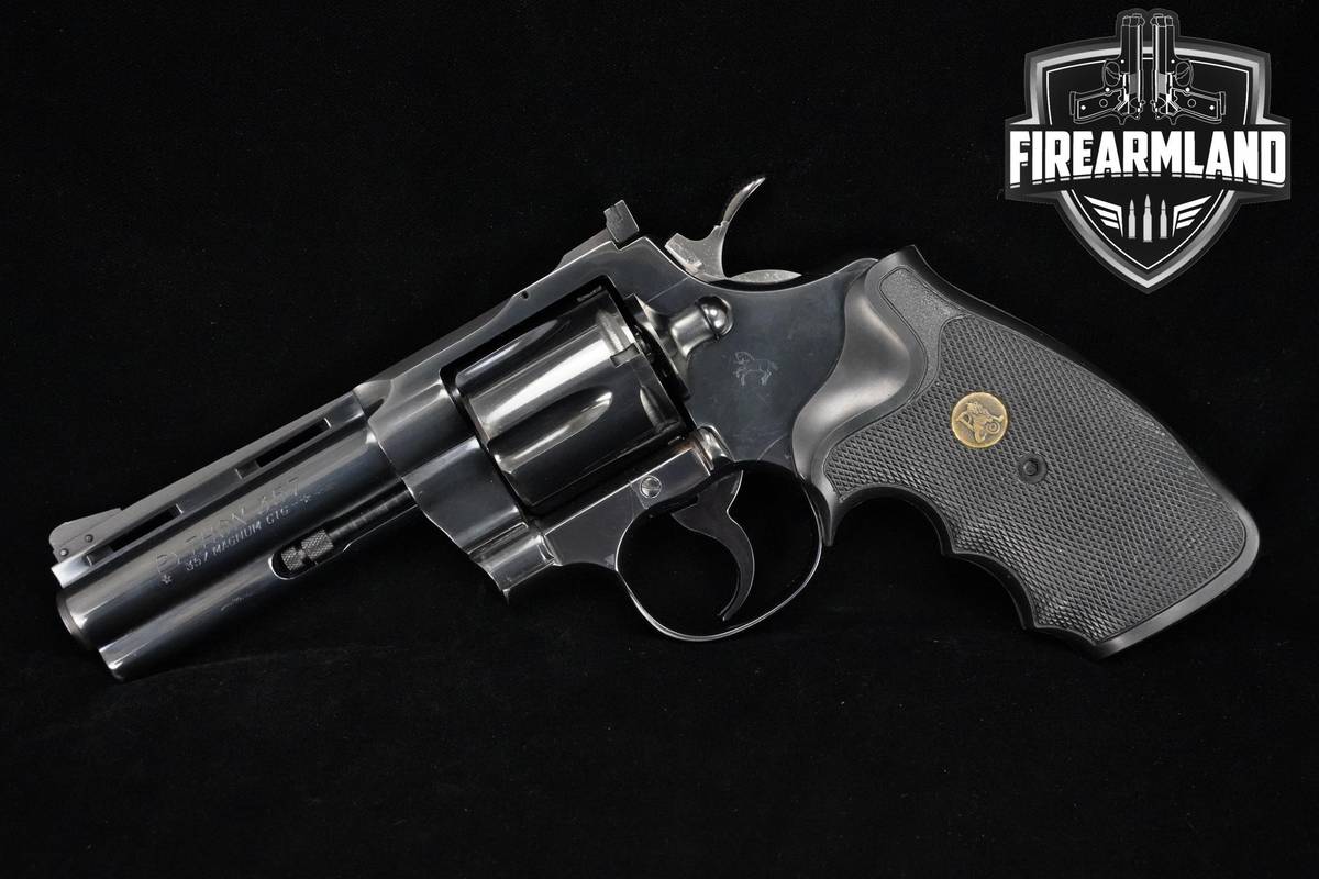 VINTAGE 1970 Colt Python 357 Magnum 4" Royal Blue Colt-Python DA/SA