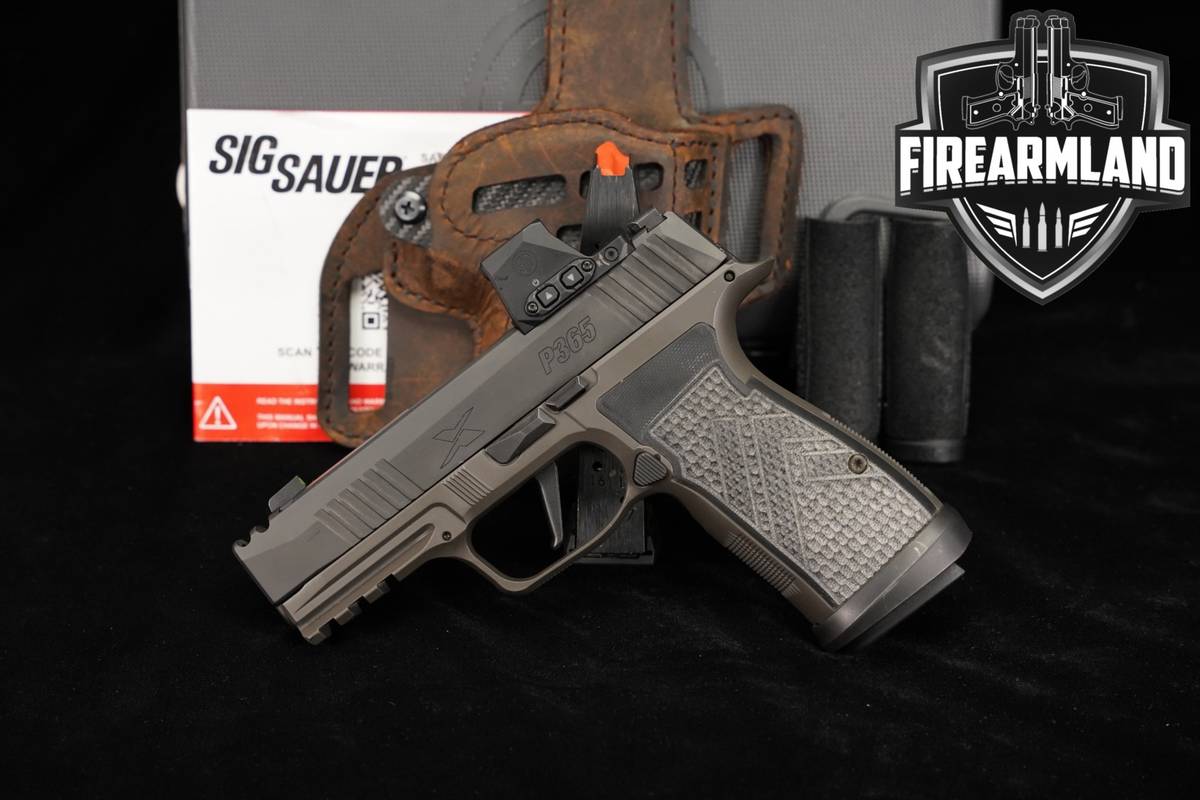 Sig Sauer P365-AXG Legion XMacro-Comp 9mm P 365 +2 MAGS, ORIG CASE, ROMEO-X