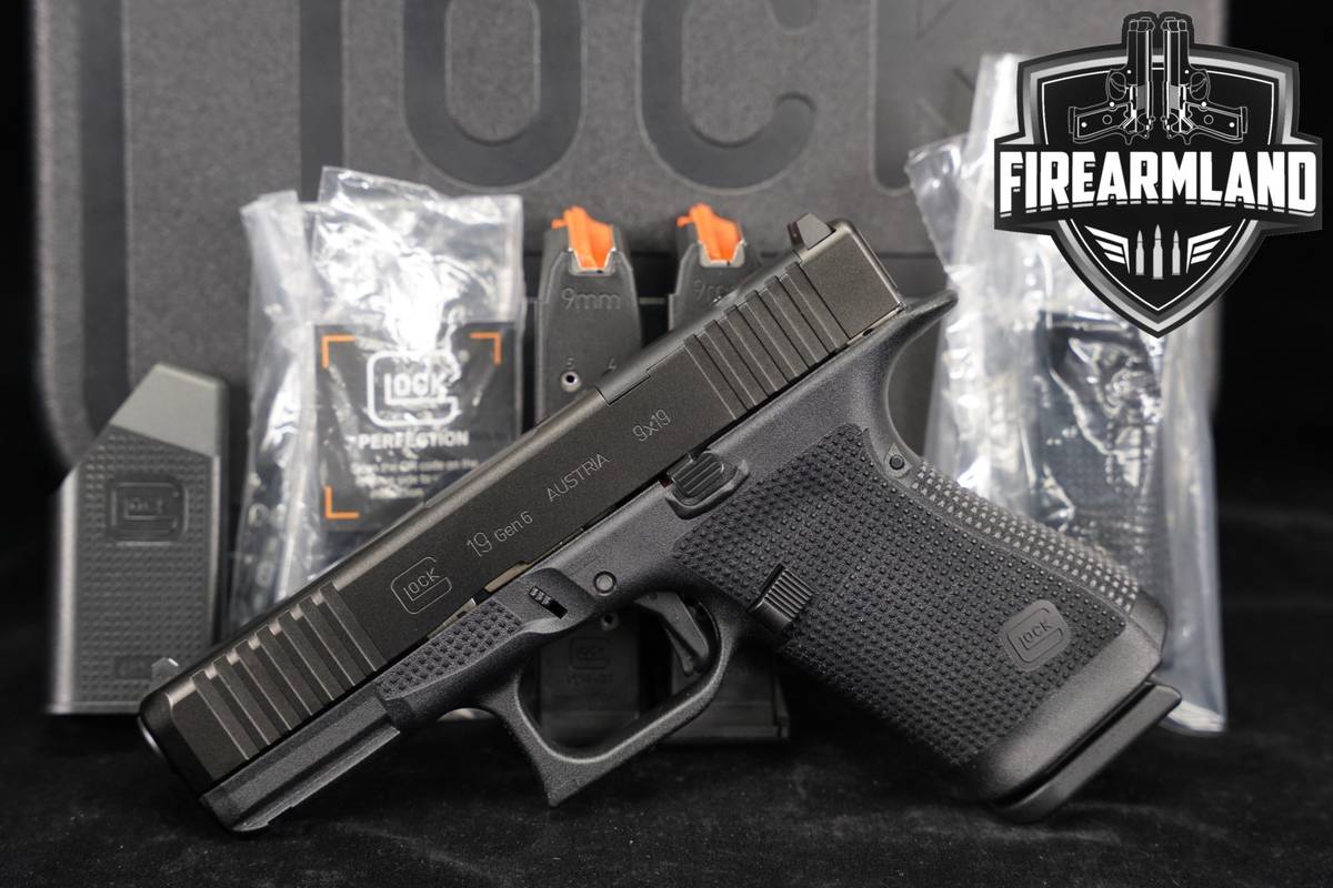 Glock 19 Gen6 ORS G19 Gen 6 9mm 4.02" +3 MAGS & ORIG CASE