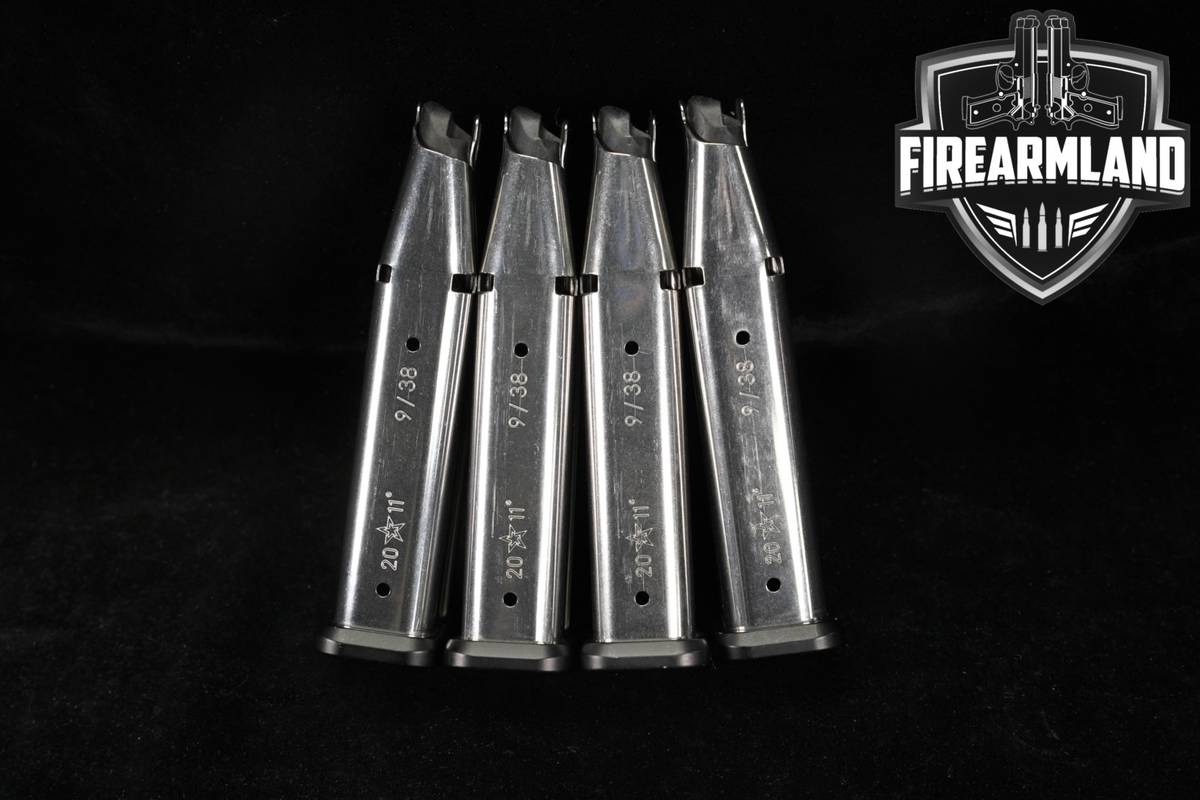 Staccato (STI) 4x FOUR 17-Round 2011 9mm/38 Super Magazines Mags