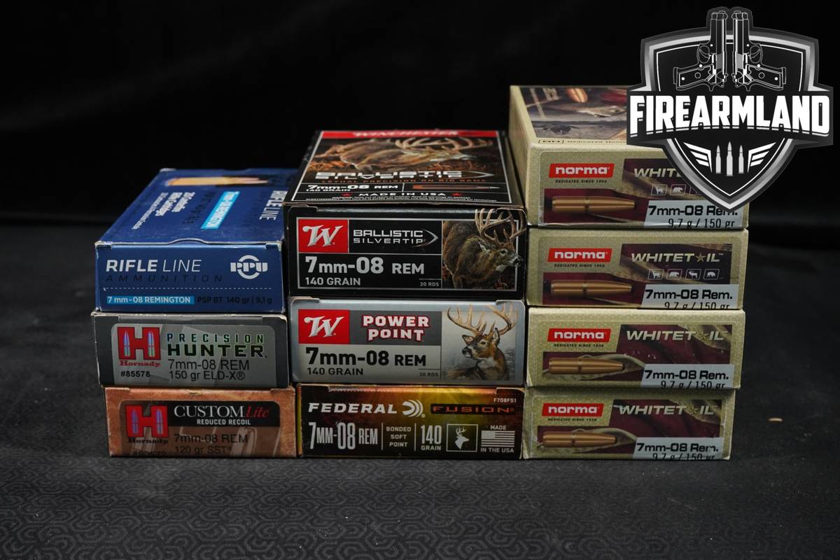200 RDS! 7mm-08 Rem Ammo 7-mm Ammunition