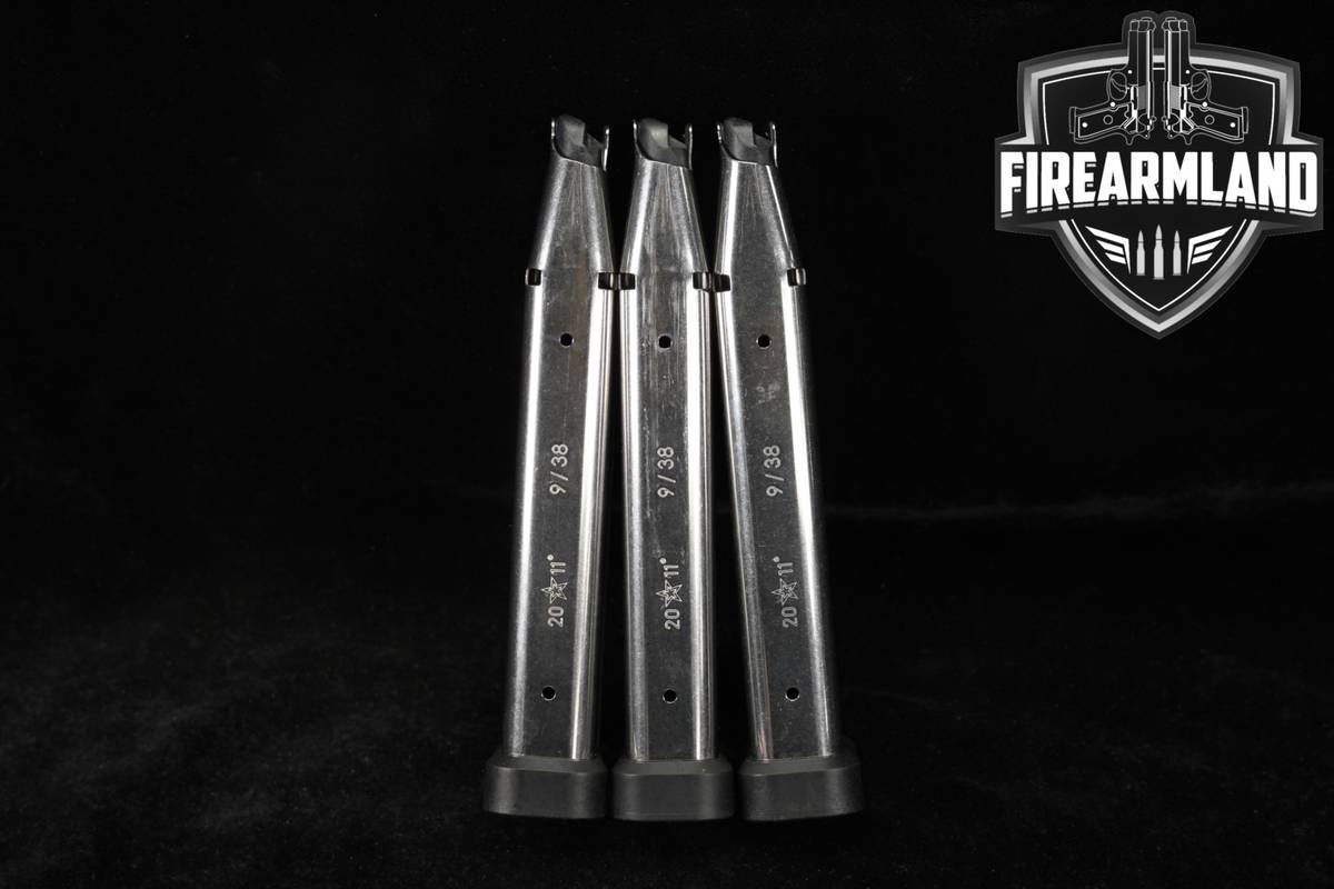 Staccato (STI) 3x THREE 26-Round 2011 9mm/38 Super Magazines Mags