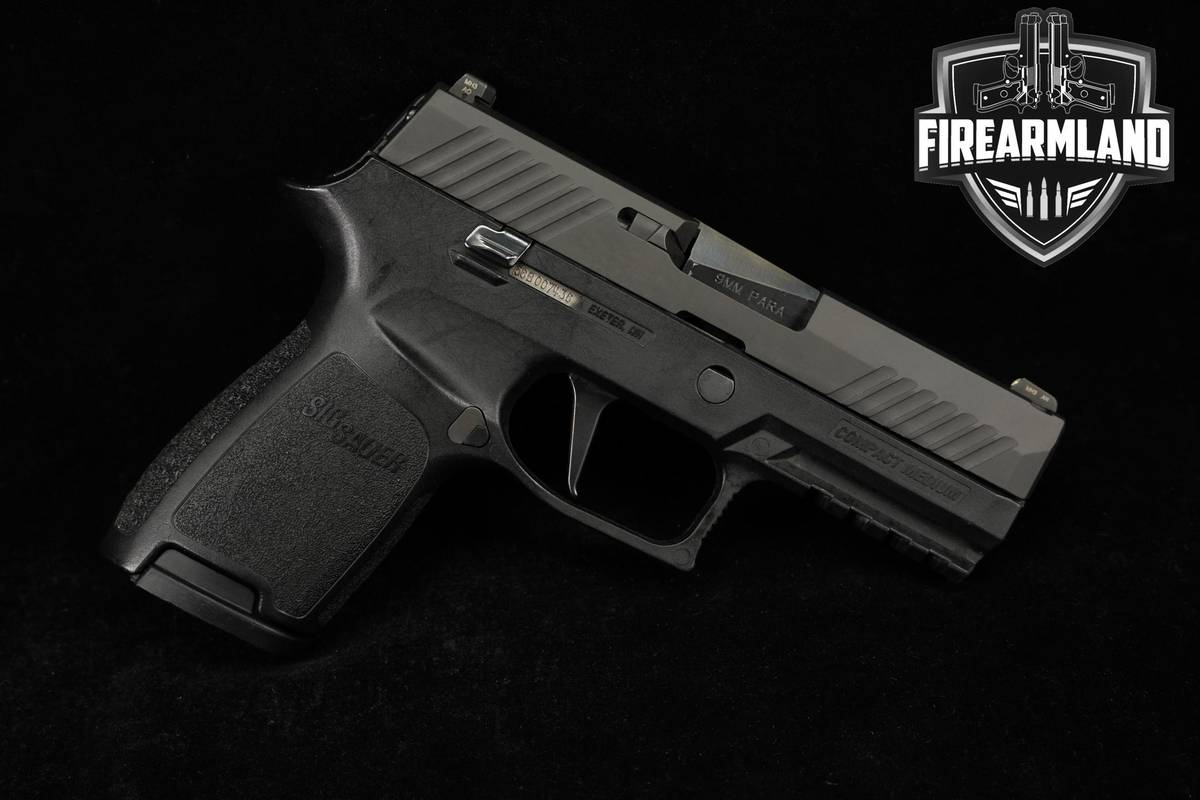 Sig Sauer P320 Compact 9mm 3.9" P-320 Pistol +2 MAGS & ORIG CASE
