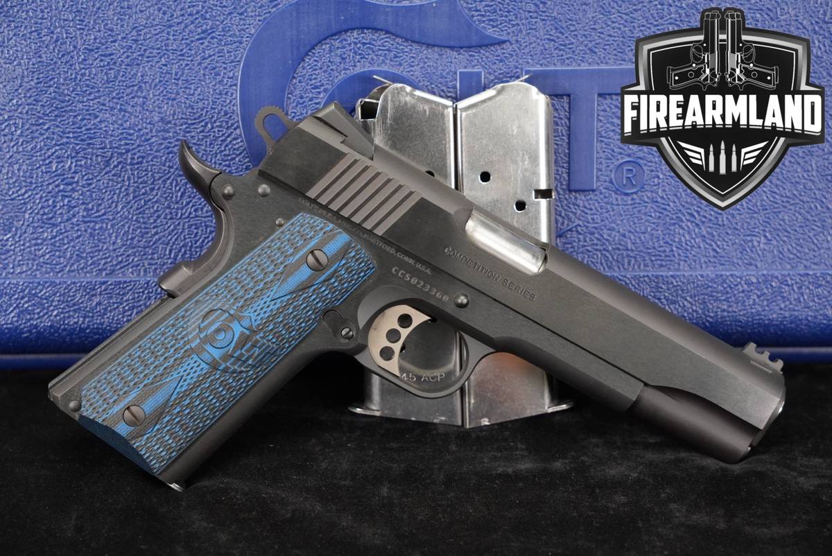 Colt Government Model Competition Series 70 1911 5" Blued +ORIG CASE
