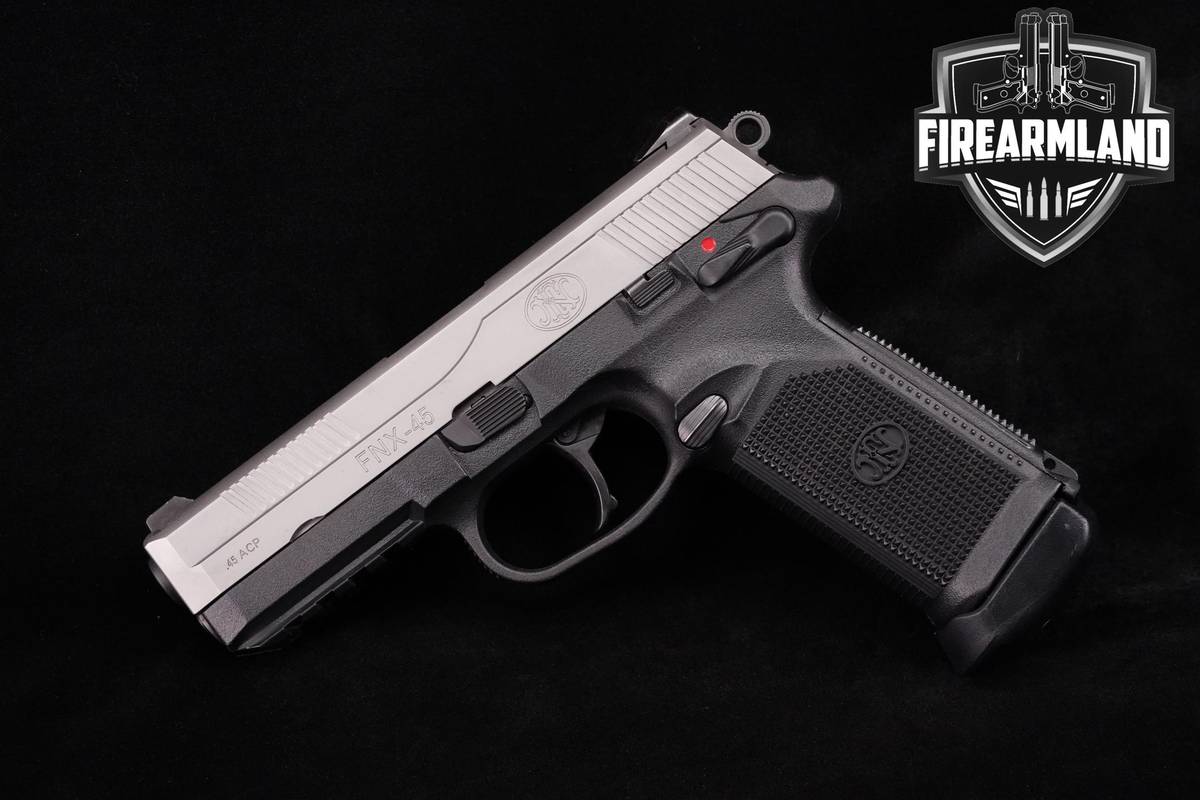 TWO TONE! FN FNX-45 45ACP 4.5" FNX45 +2 MAGS & ORIG CASE