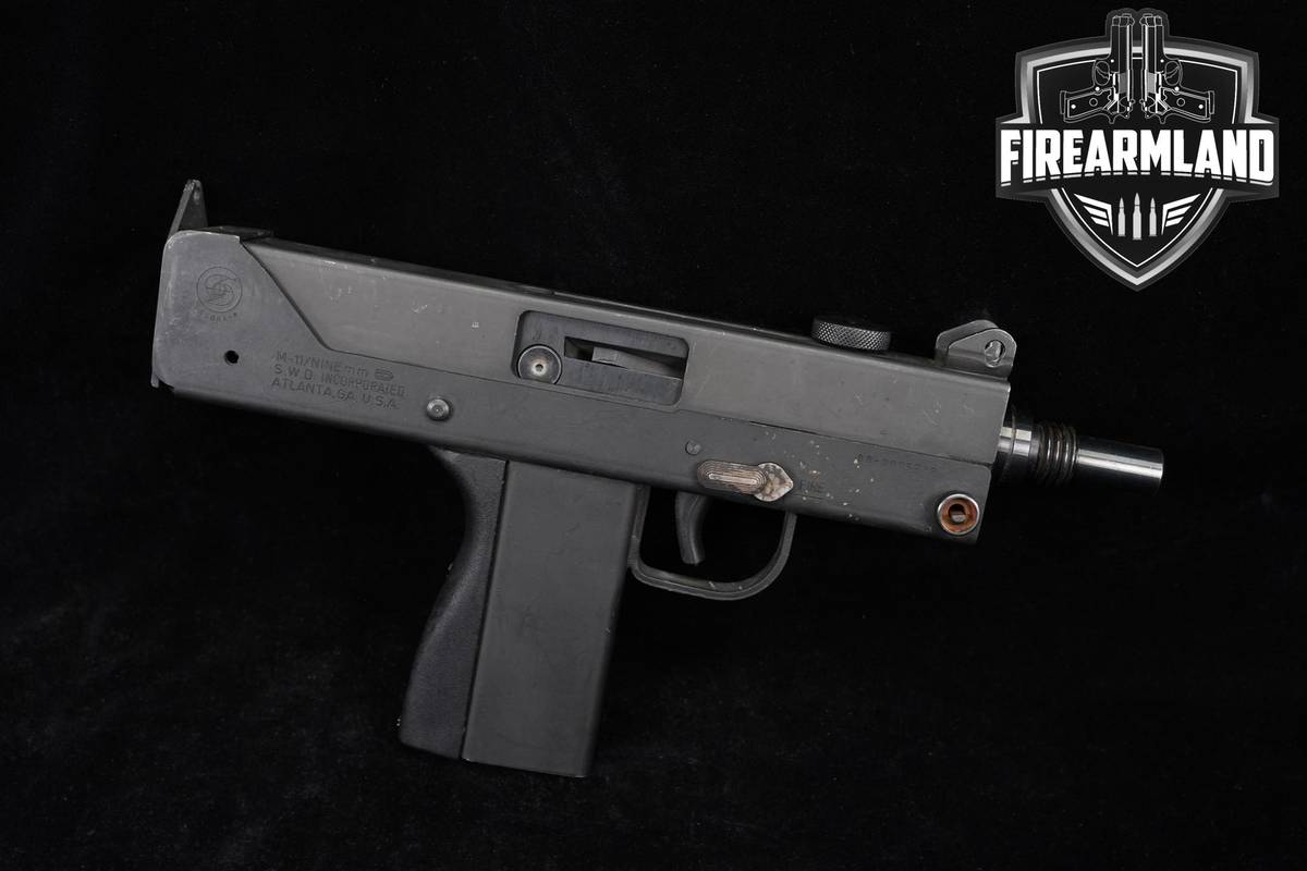 1988 SWD Inc M-11/NINE 9mm 5.25" Matte Black M11