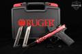 2022 Sturm Ruger Mark IV 22/45 Lite .22 LR Red Anodized in Excellent Condition Image 2