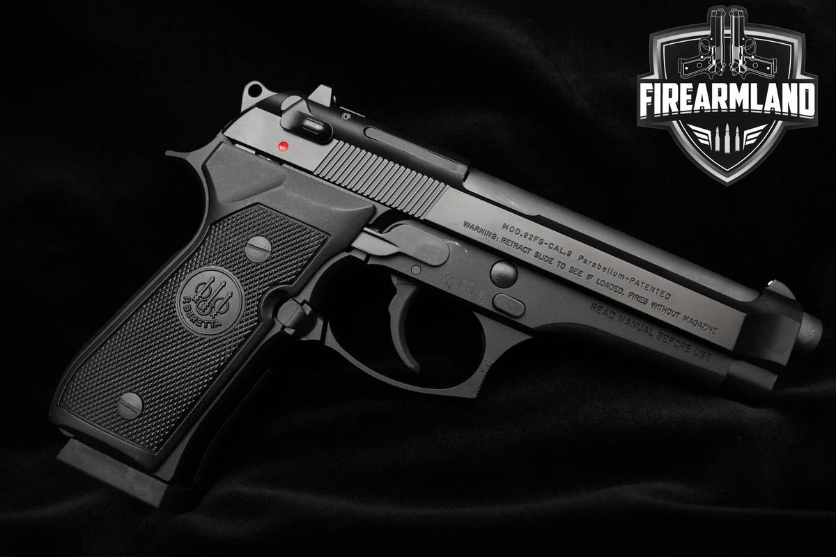 Beretta 92FS 9mm 4.9" Black Bruniton Pistol Italy +3 MAGS & HOLSTER