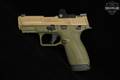 Smith & Wesson (S&W) M&P Shield X Thumb Safety 9mm Luger Two-Tone FDE & OD Green in Very Good Condition Image 5