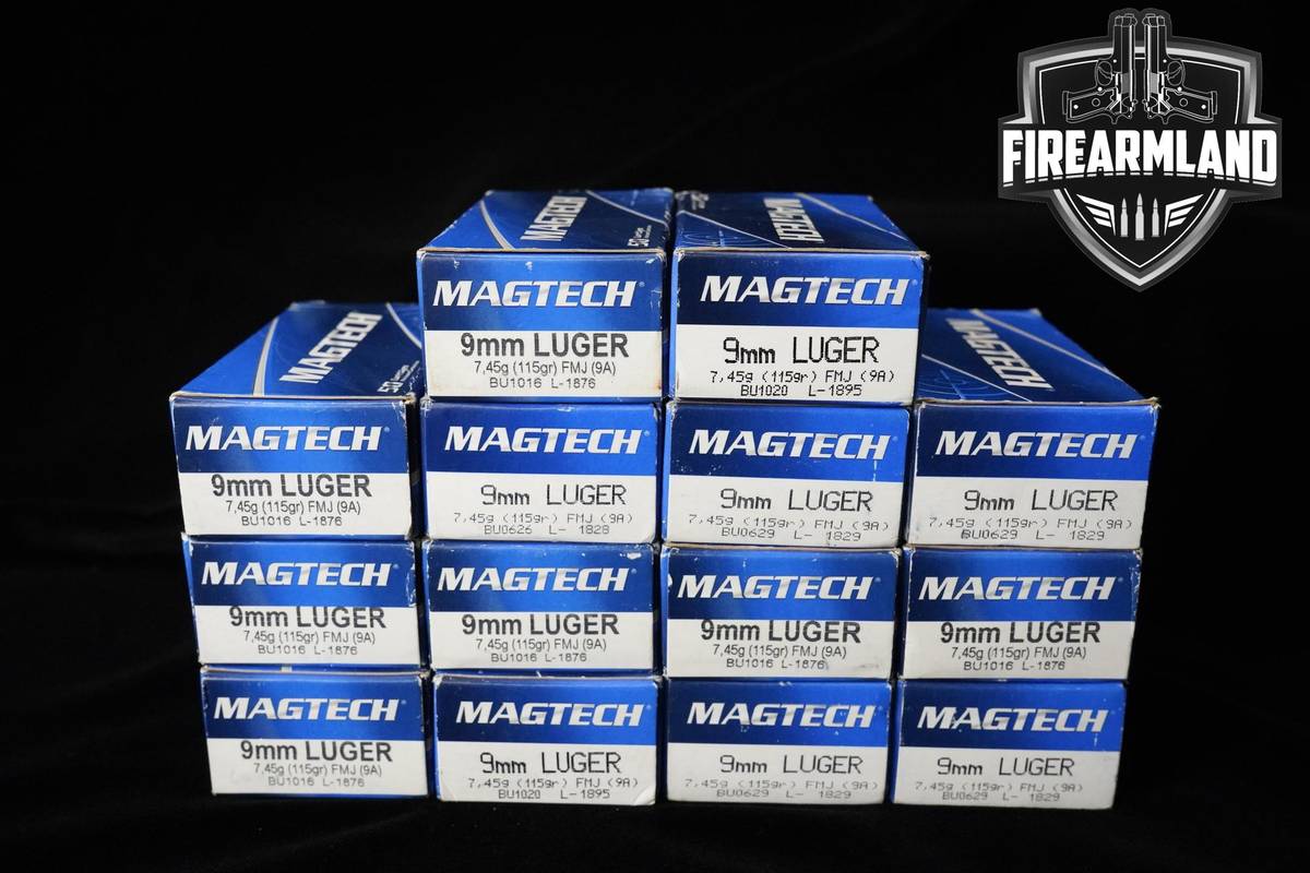 9mm Ammo 9x19mm Ammo 700 ROUNDS