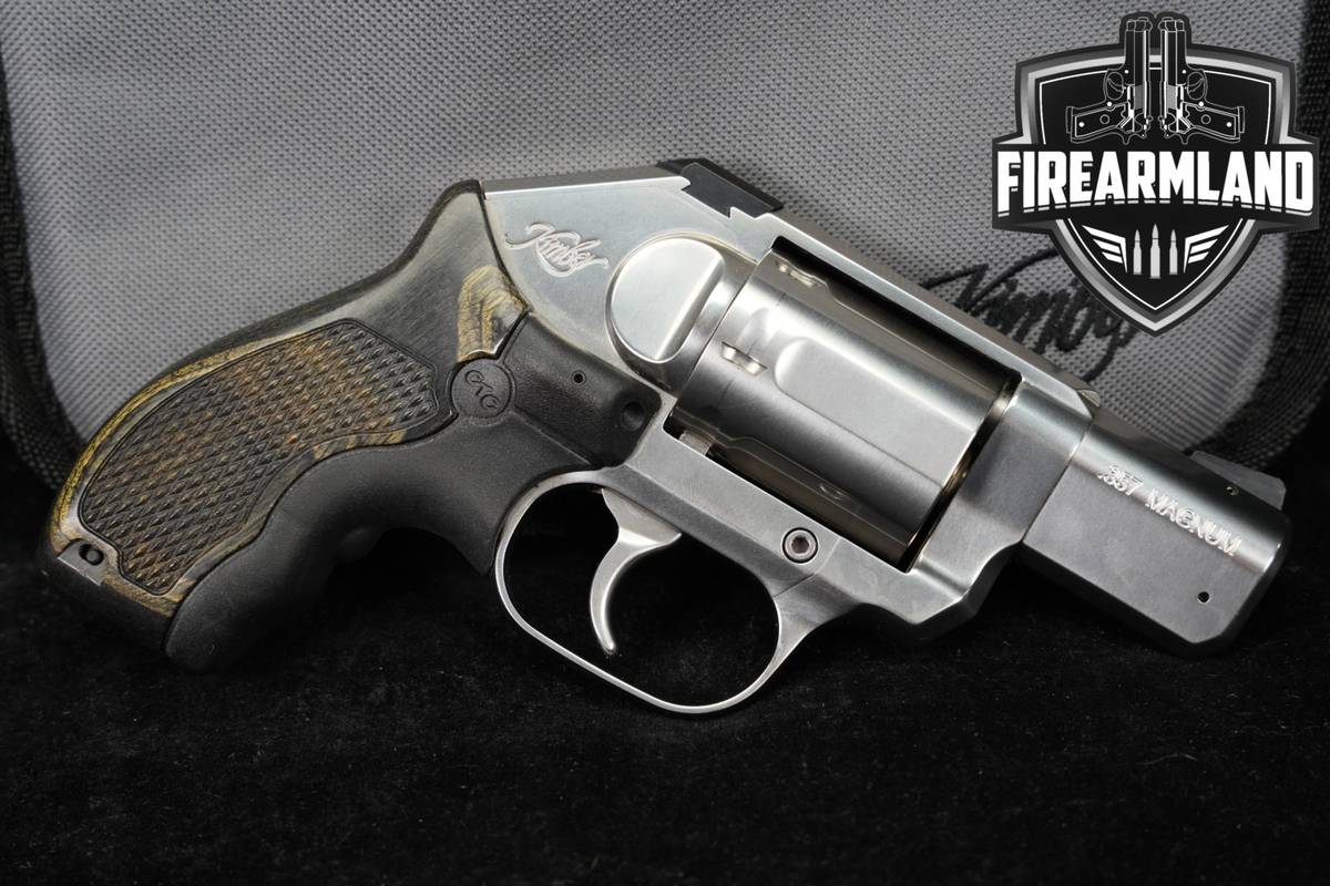 Kimber K6s Stainless LG 357 Magnum 2" Satin K 6S CT LASERGRIPS +CASE