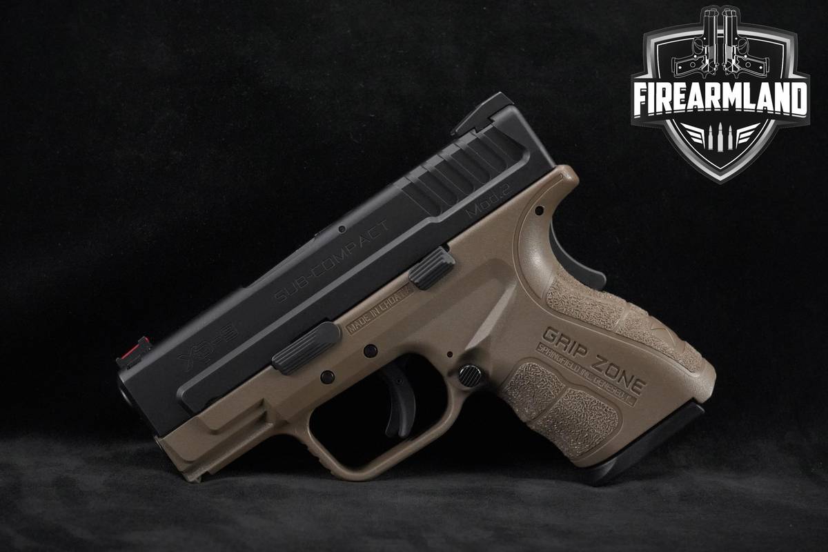 Springfield Armory XD-9 Mod2 Sub-Compact 9mm 3" Two-Tone XD9 XD-9 ORIG CASE