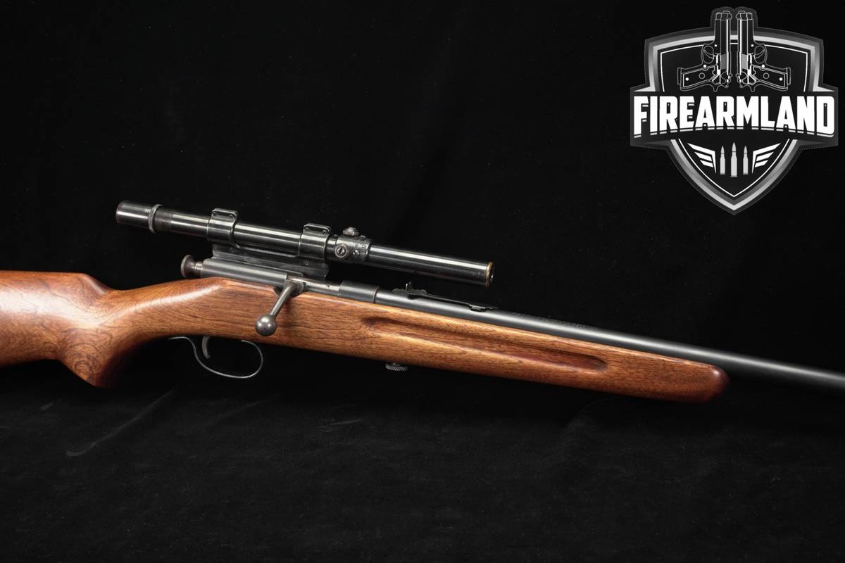 Springfield Arms Company Model 53A 22LR 24" Blued & Wood +WEAVER SCOPE