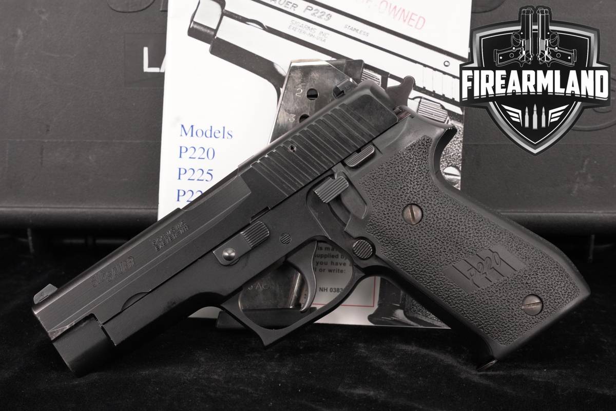 Sig Sauer P220 45 ACP 4.4 P-220 +2 MAGS & ORIG CASE