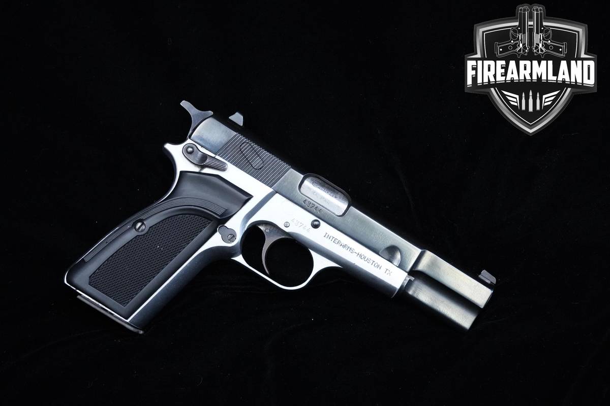 RARE 1945-1954 Post-War FN Hi-Power 9mm 4.6" Two-Tone FN Browning