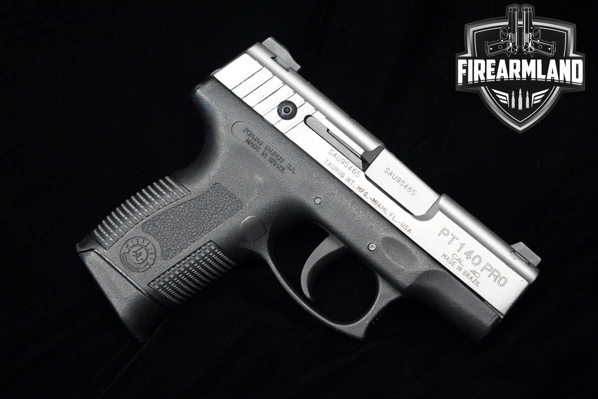 Taurus PT140 PRO Millennium 40 S&W Matte Stainless Taurus-PT140 PRO PT-140