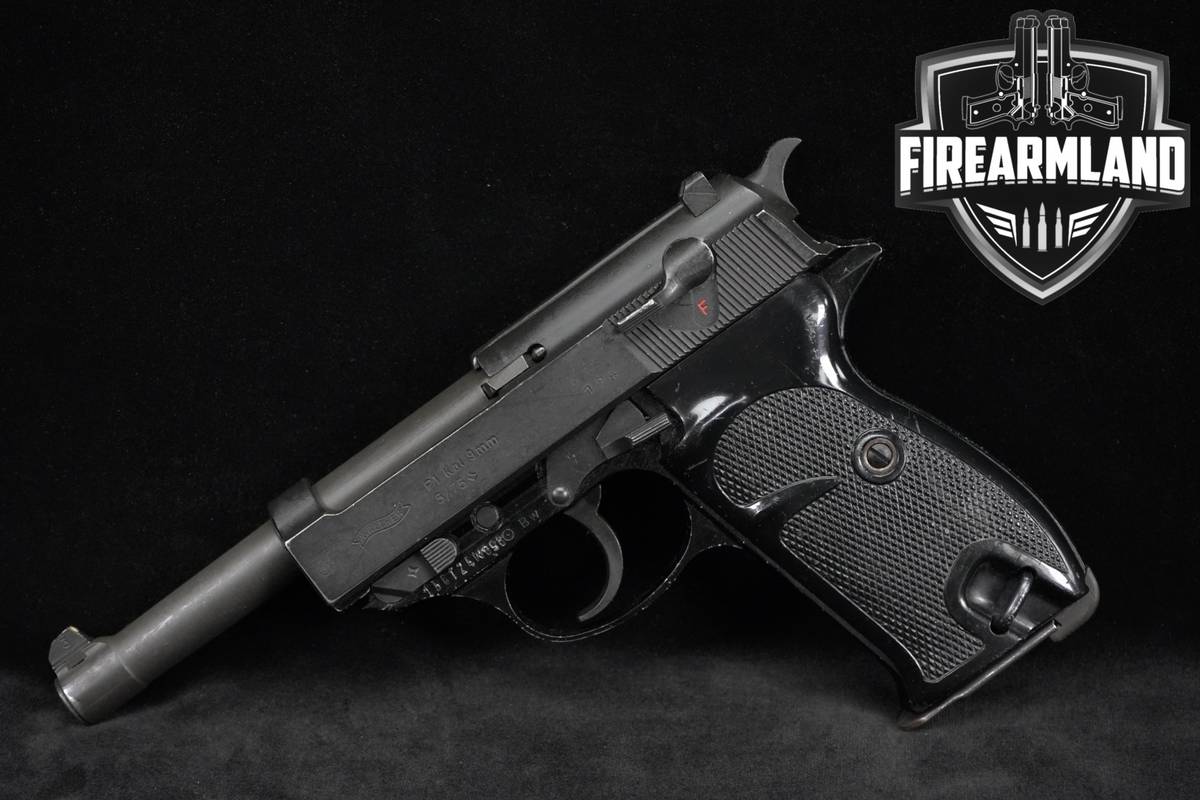 1975 Walther P1 Bundeswehr Issue German Military Reinforced Frame 9mm DA/SA