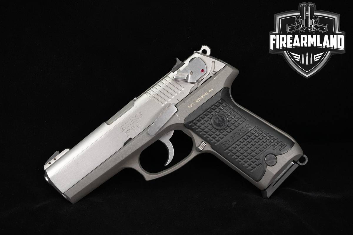 1995 Ruger P94 9mm 4.25" P-94 Two-Tone Stainless +2 MAGS