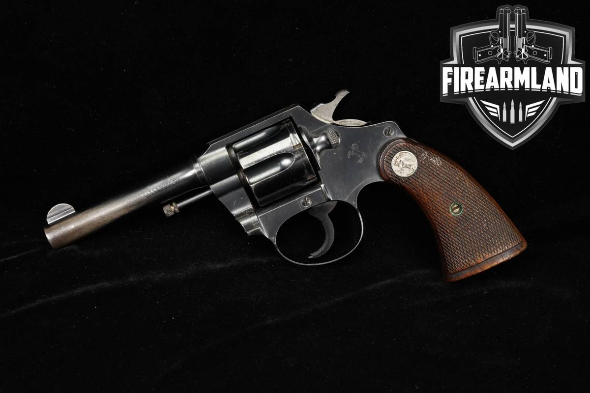1934 Colt Police Positive 32 S&W Long 4" Blued DA/SA