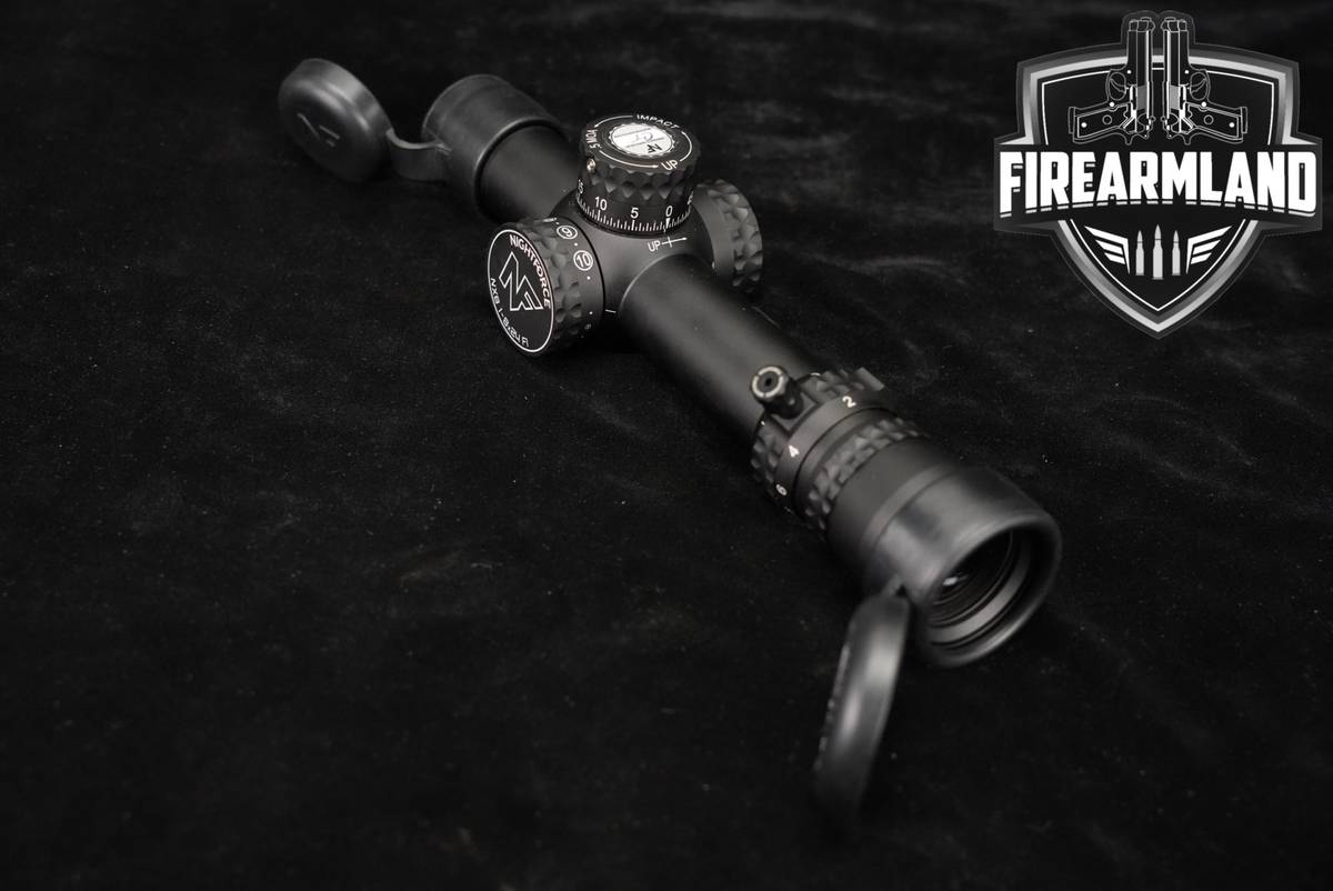 Nightforce Optics NX8 1-8x24 F1 FC-MOA Illuminated FFP 30mm Tube Scope