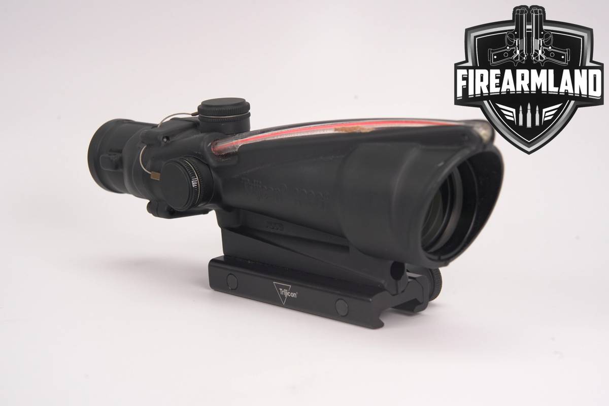 Trijicon ACOG 4X32 .223 BDC/FT- Red Chevron BAC Reticle Scope TA31 TA-31
