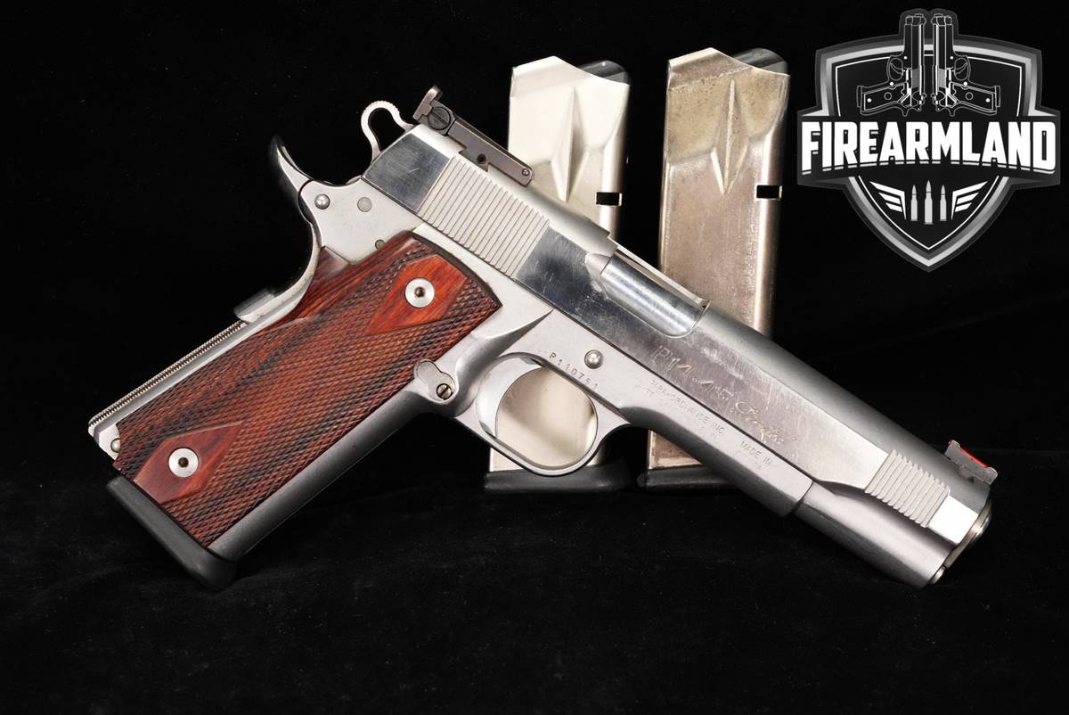 Para Ordnance P1445 LIMITED 45 ACP 1911 5" Silver P14 +3 MAGS & ORIG CASE