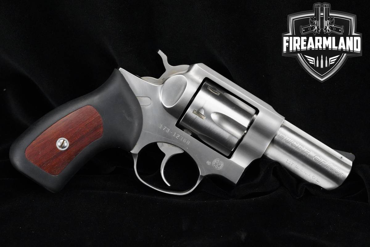 1994 Ruger Model GP100 357 Magnum 3" DA/SA Satin Stainless Ruger GP100
